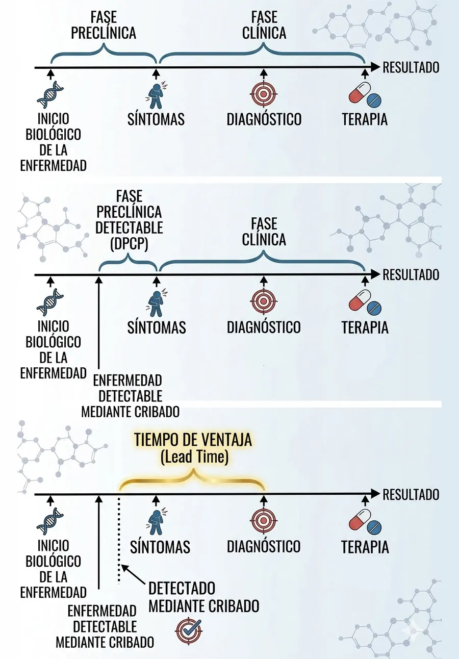 Early detection laboratory and data screening representation