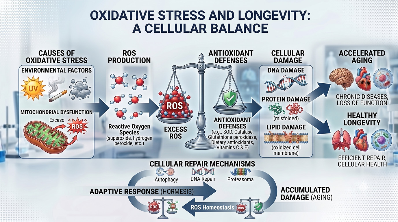Oxidative Stresss and Longevity
